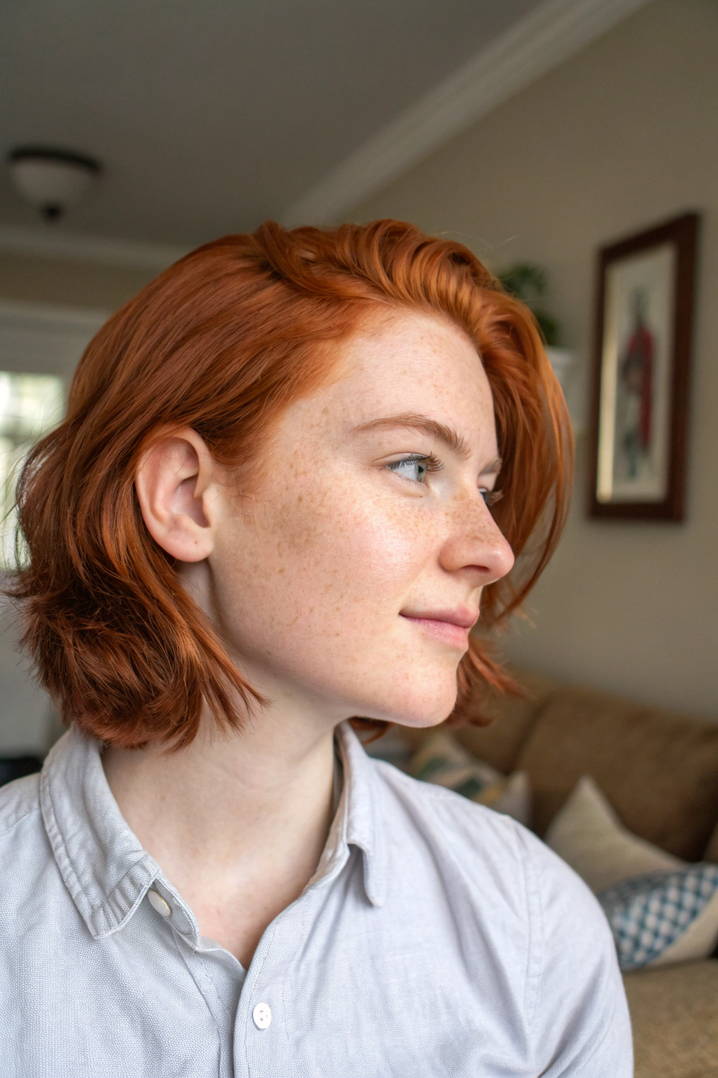 1) classic copper red