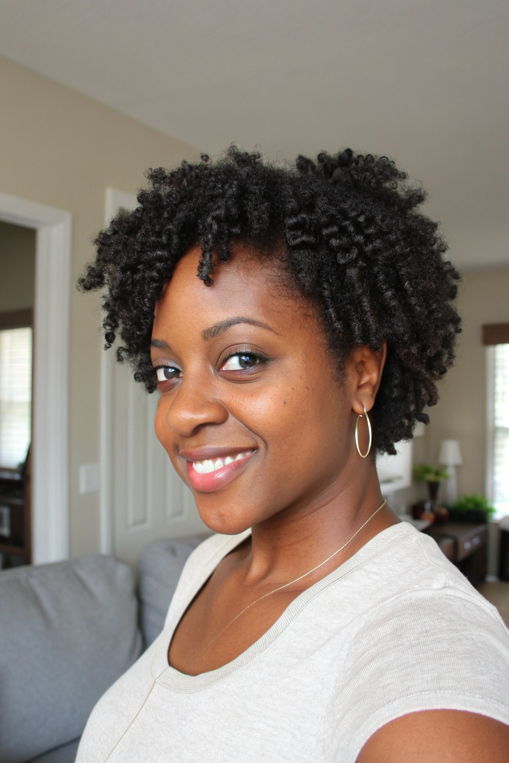 14. Defined wash and go with gel