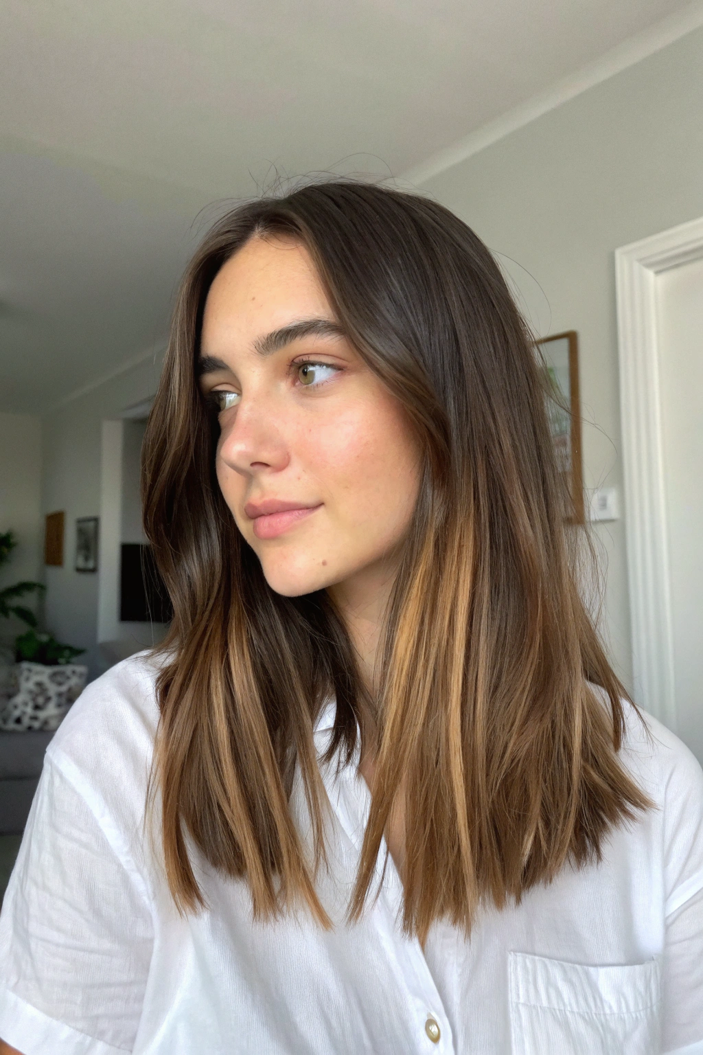 6) icy ash brown highlights