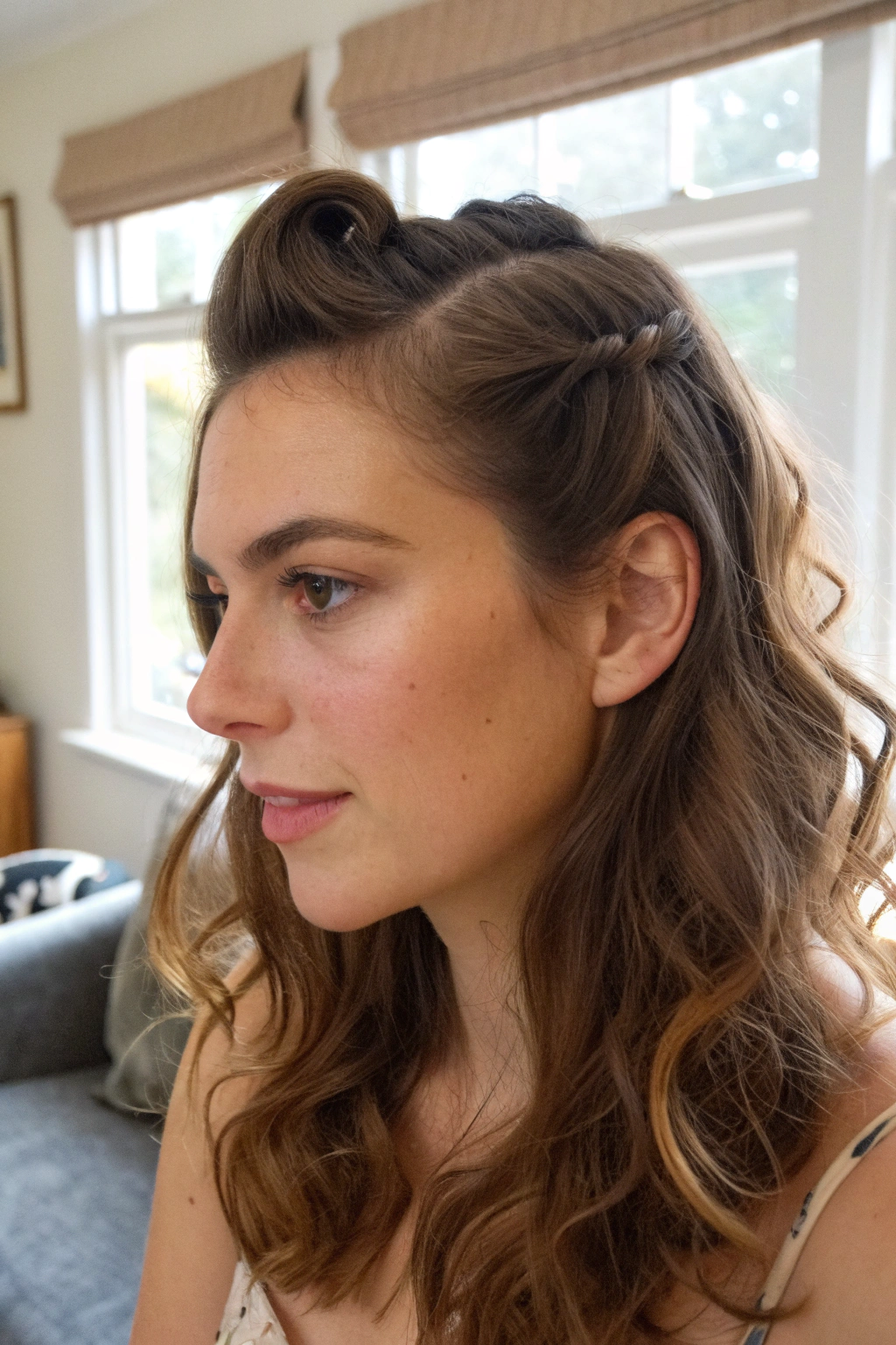 15) pinned back waves