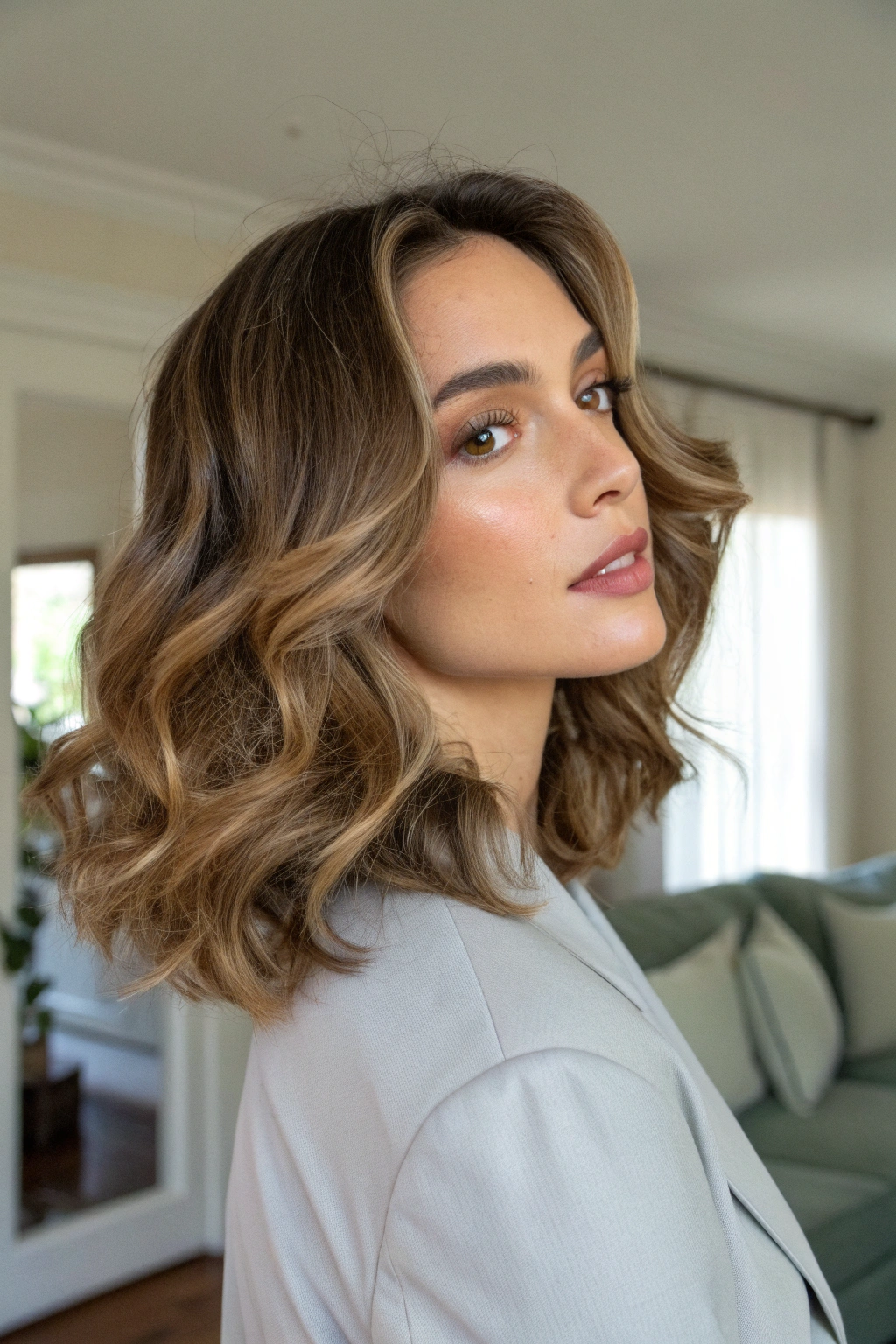 4) voluminous bouncy blowout