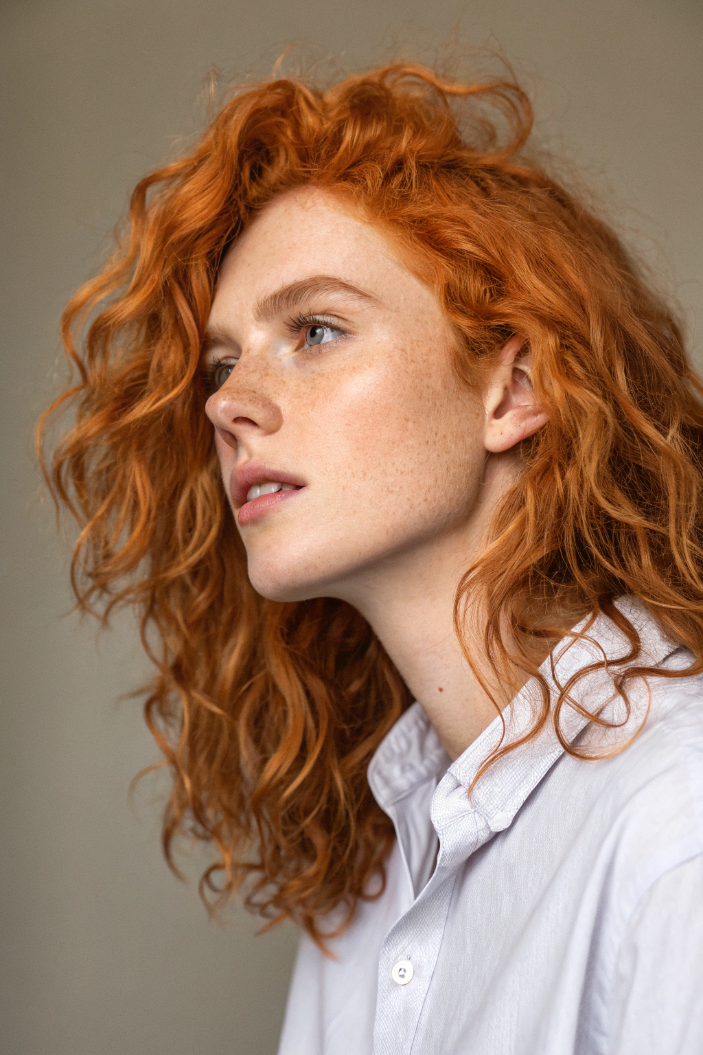 6) bright fiery orange