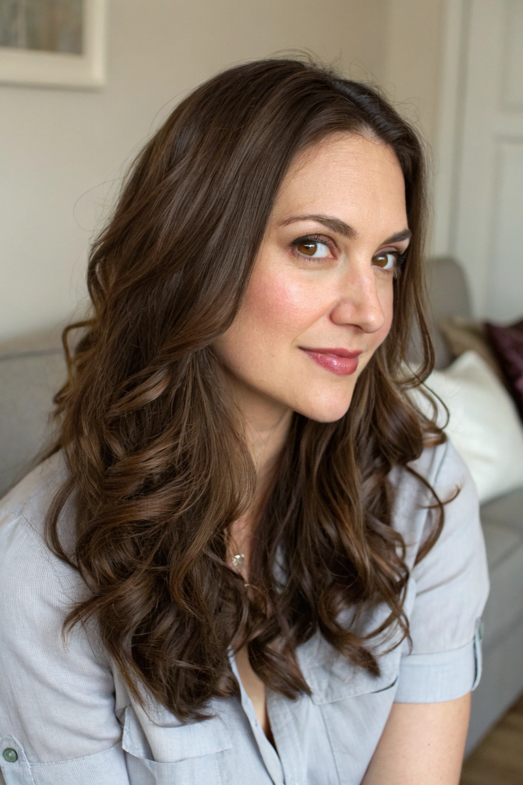 1) rich chocolate brown