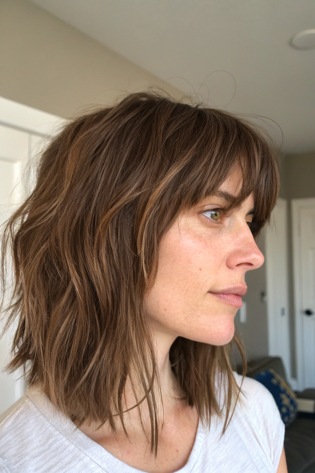 13) choppy layered haircut