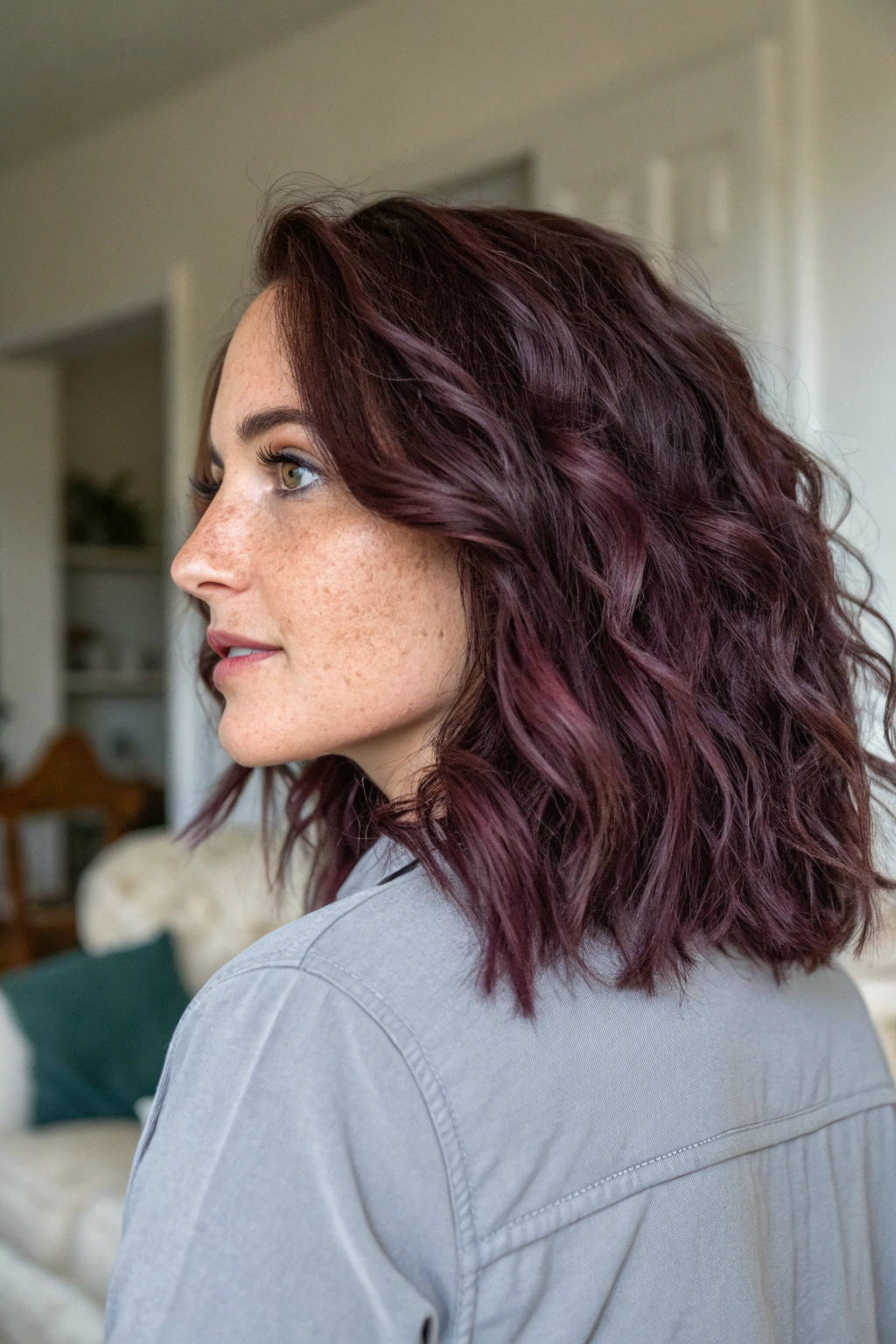 14) velvety dark plum