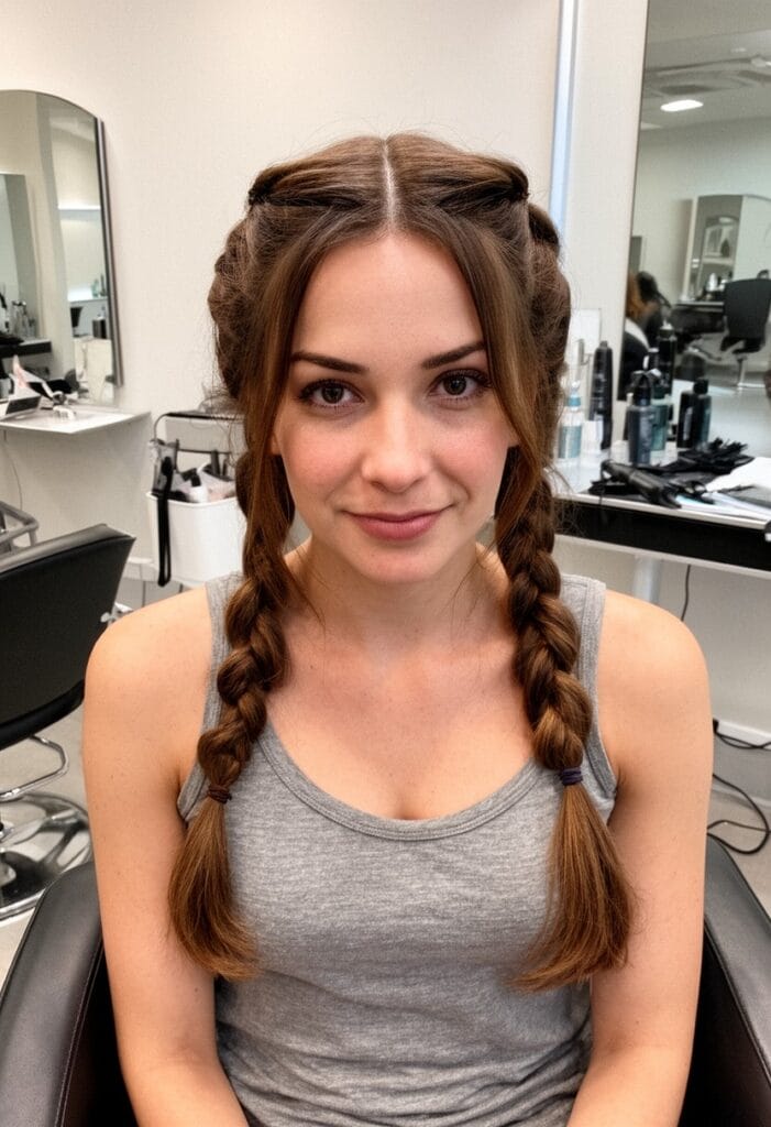 Cute pigtail hairstyles that make you look younger 15