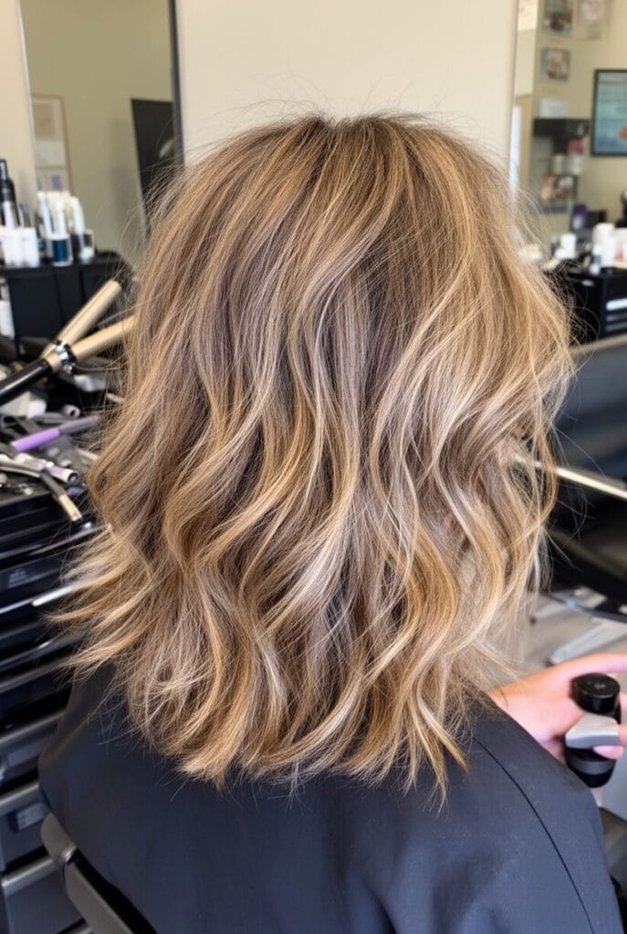 Tousled layered waves