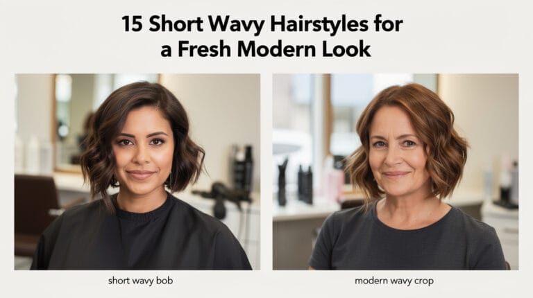 15 short wavy hairstyles for a fresh modern look