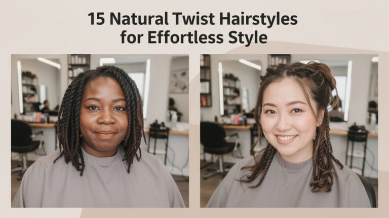 15 natural twist hairstyles for effortless style