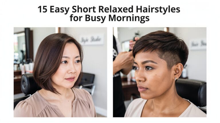 15 quick short relaxed hairstyles for busy mornings