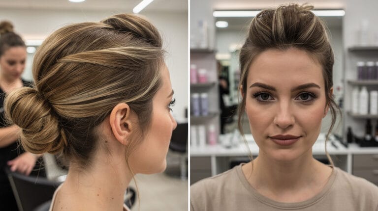Bun hairstyles for fine hair