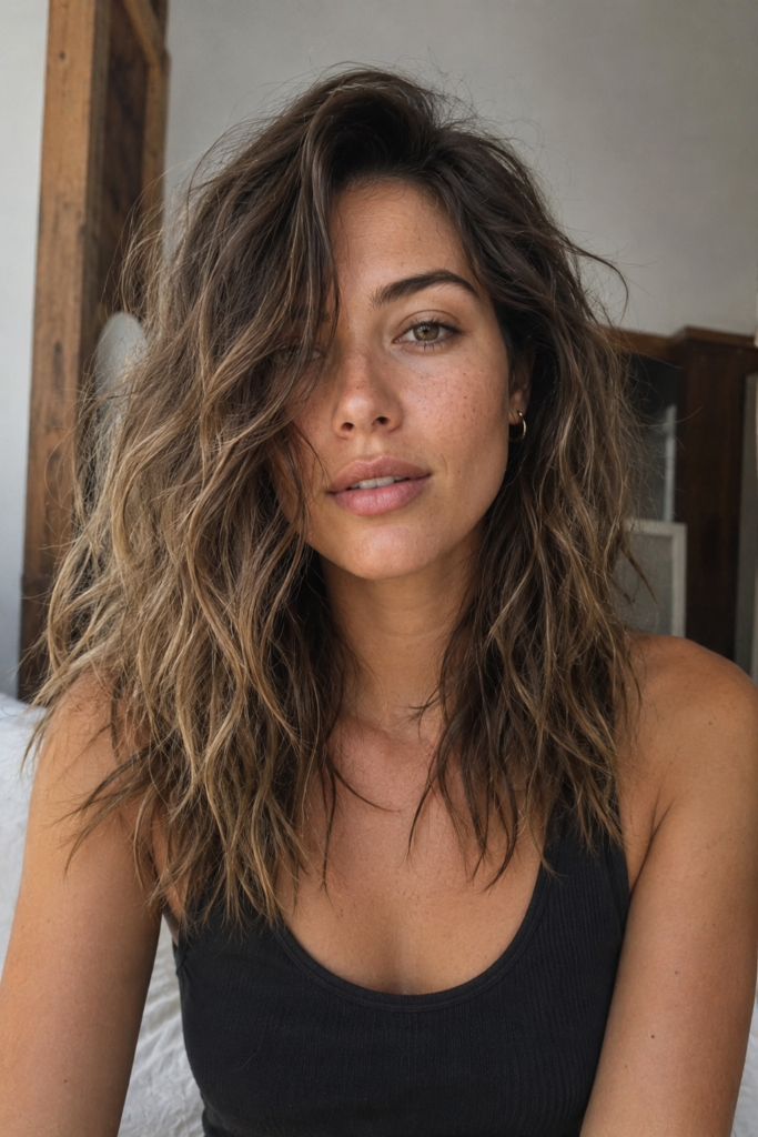 Choppy textured waves