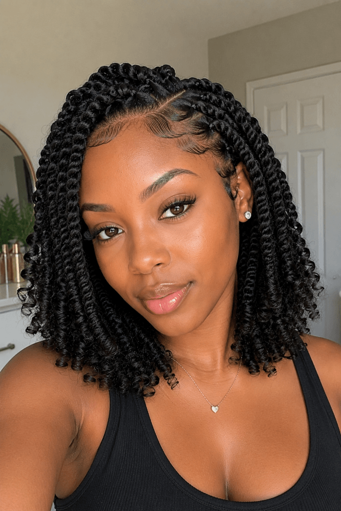 Sculpted twists with soft ends