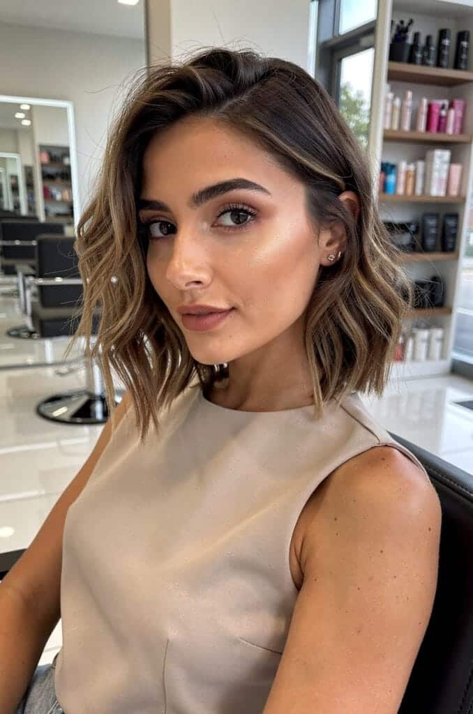 Blunt cut wavy bob 678x1024 1