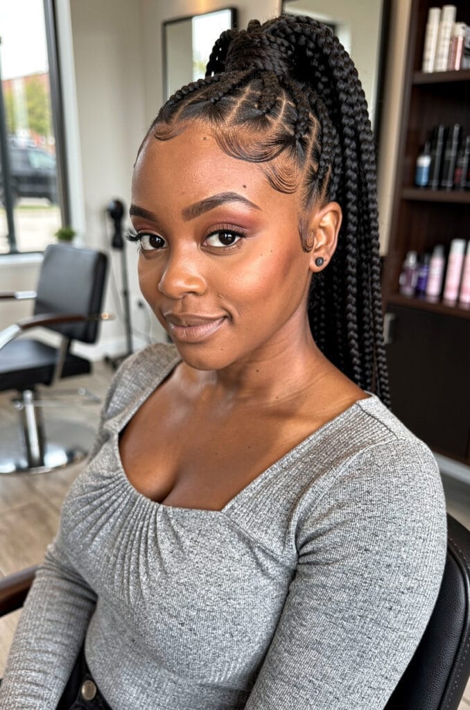 Feed in braids