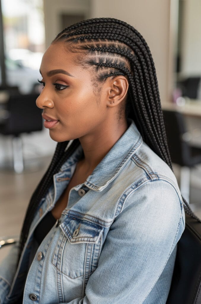 Knotless braids