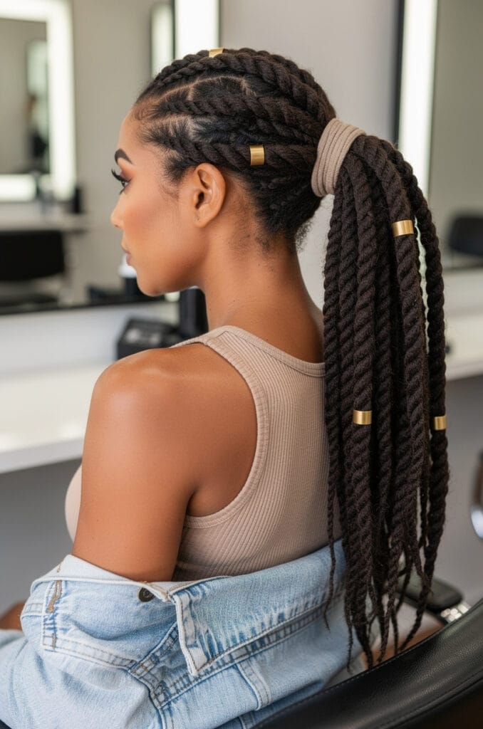 Twist pony with accessories