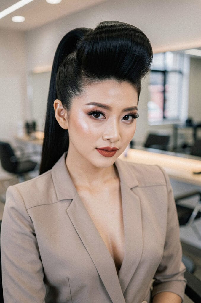 Voluminous crown pony