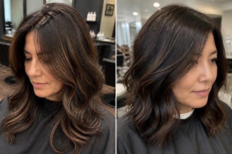 15 dark hair colors that hide gray hair beautifully