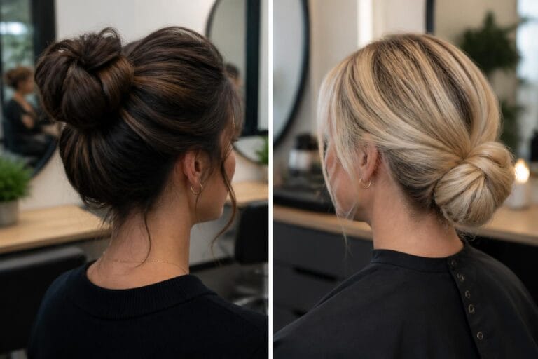 15 easy bun hairstyles for busy women