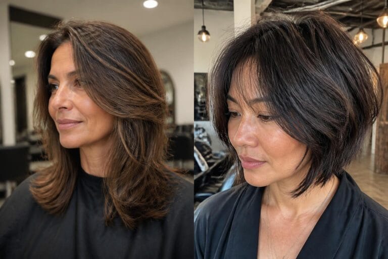 15 fresh haircuts for layered hair that feel youthful