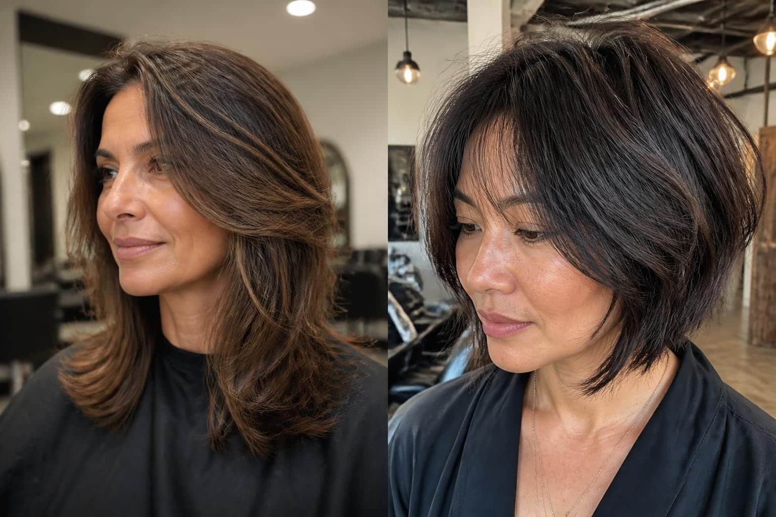 15 fresh haircuts for layered hair that feel youthful