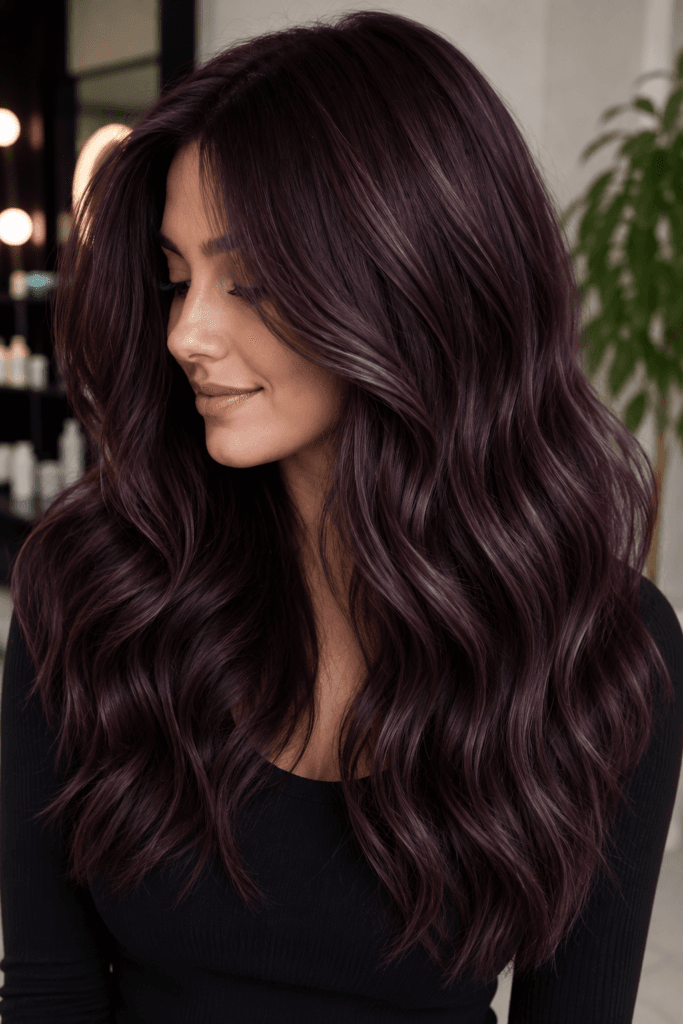 Deep plum with ash tones1