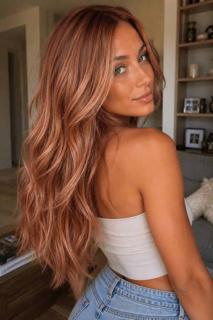 Golden copper with rose gold undertones1