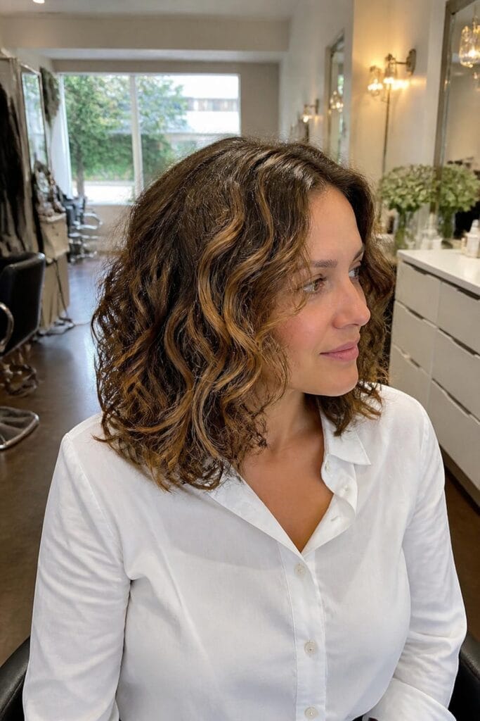 Curly lob with subtle highlights 683x1024 1