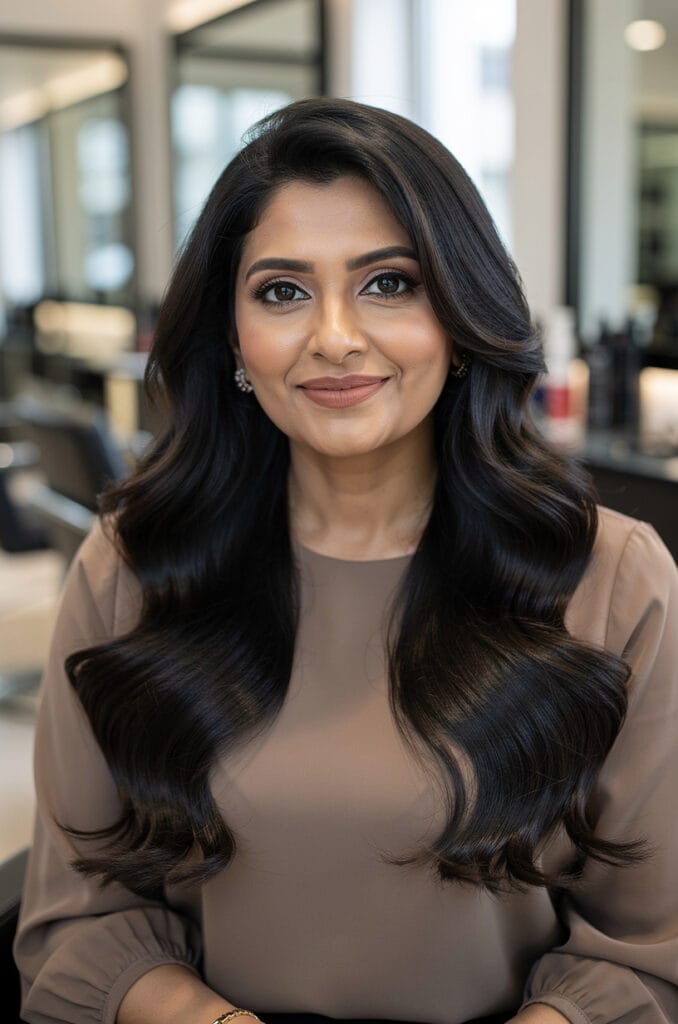 Hollywood glam waves