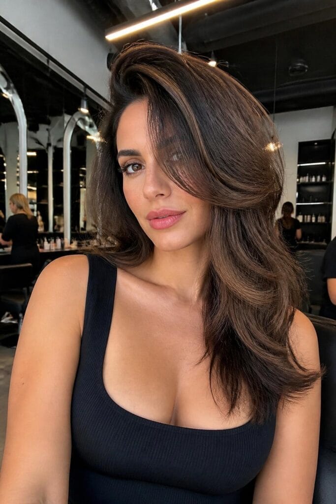 Layered hair with a deep side part 683x1024 1