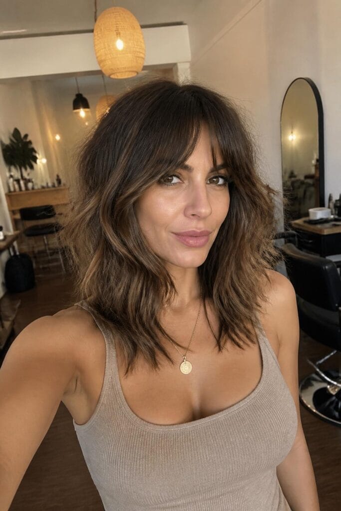 Layered shag with bottleneck bangs 683x1024 1