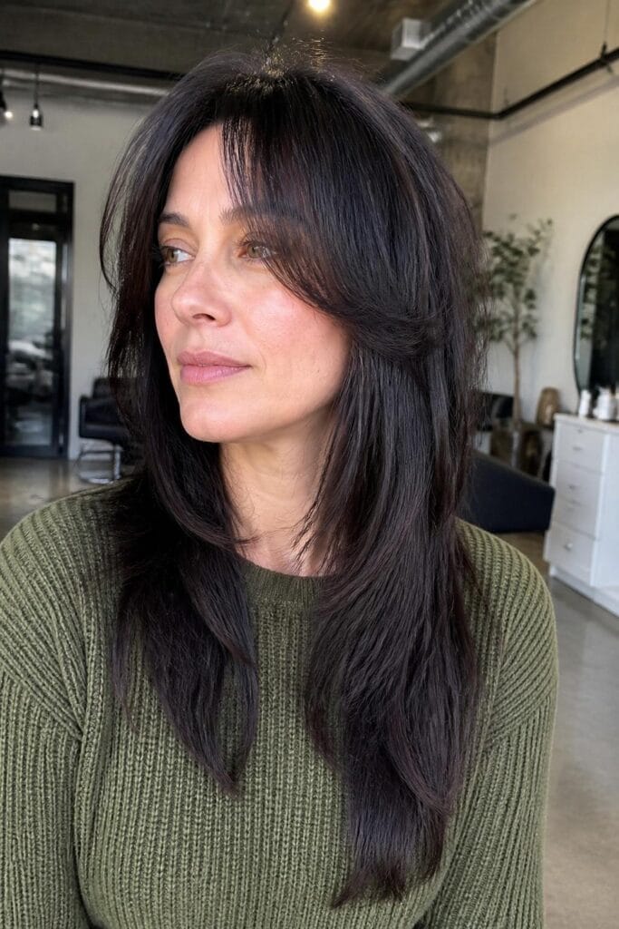 Layered shag with face framing pieces 683x1024 1