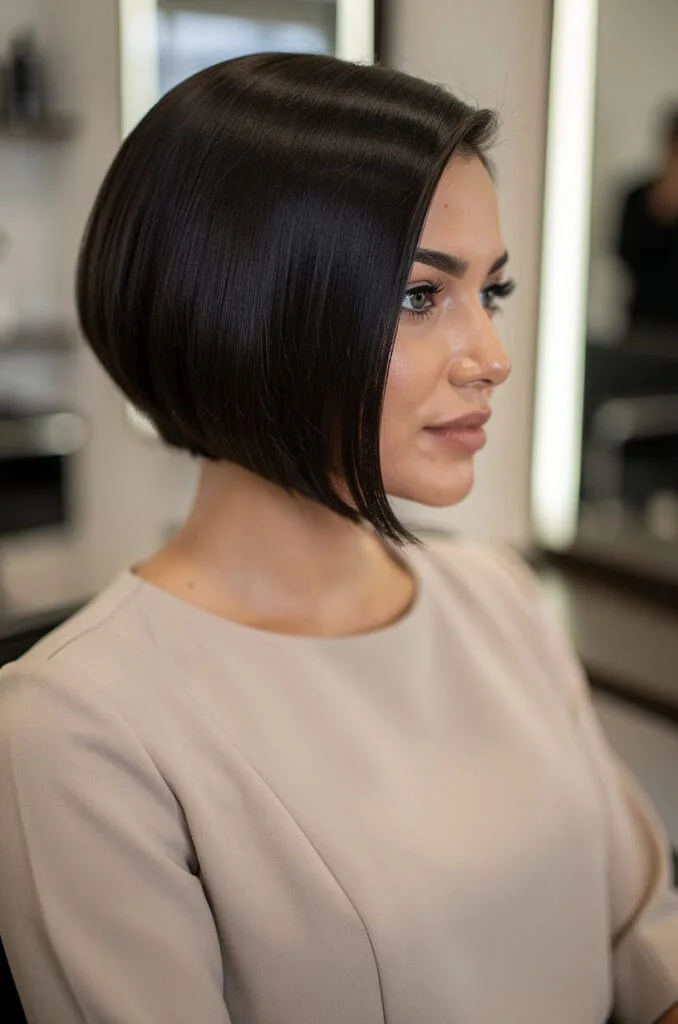 Sleek bob with a deep side sweep 678x1024 1