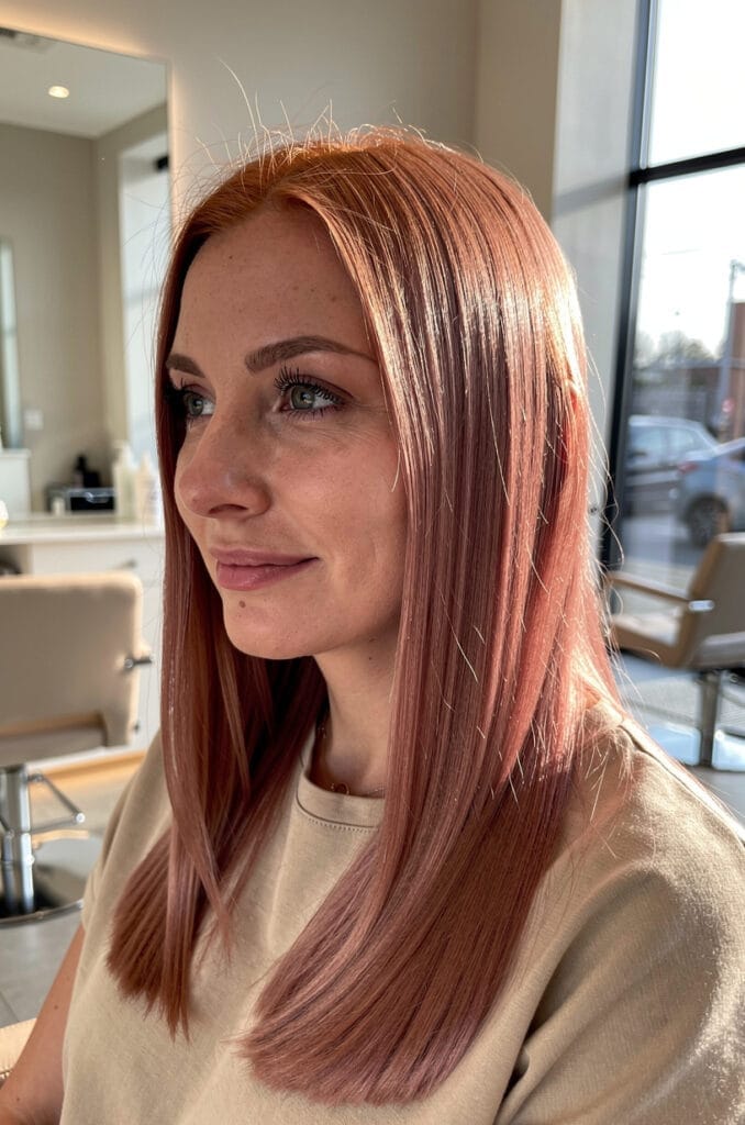 Soft ginger brown with rose gold tones 678x1024 1