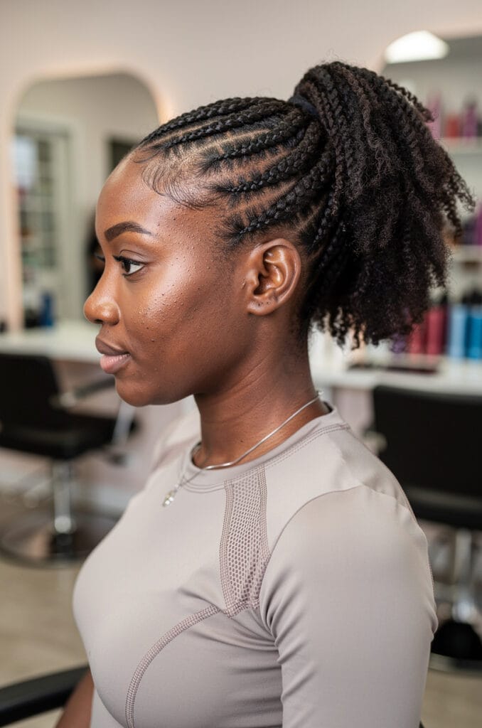 Stitch braid high ponytail updo 678x1024 1