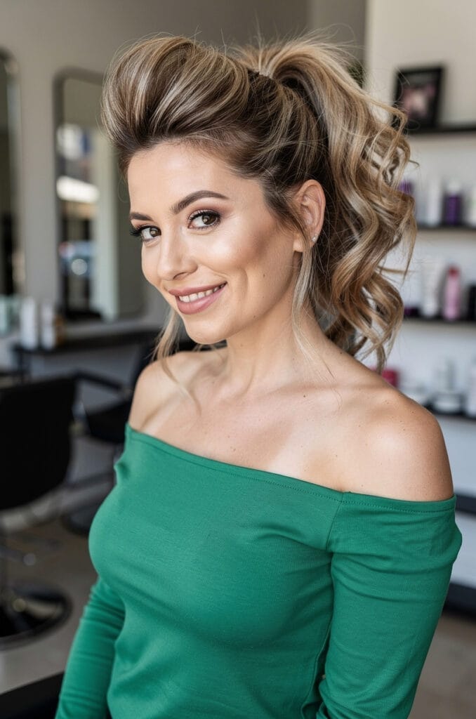 Tousled ponytail with volume 678x1024 2