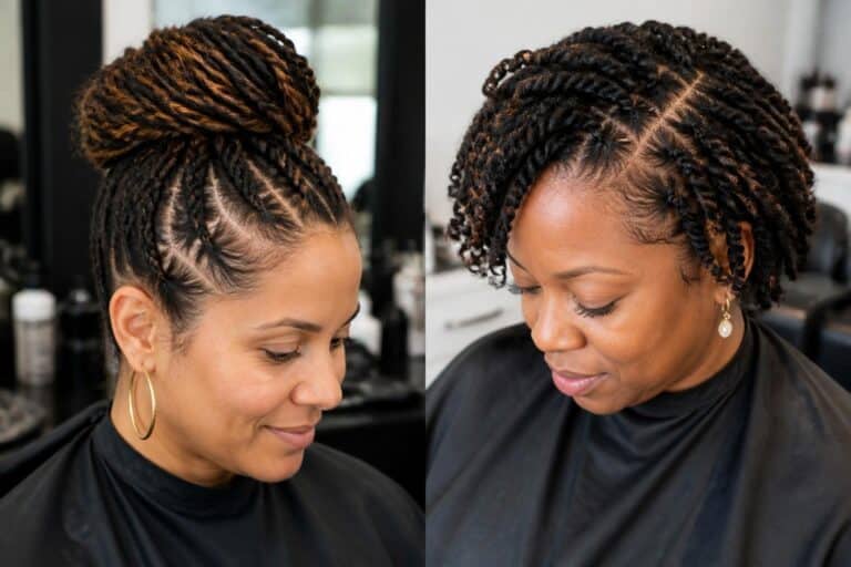 14 easy natural twist hairstyles for busy women