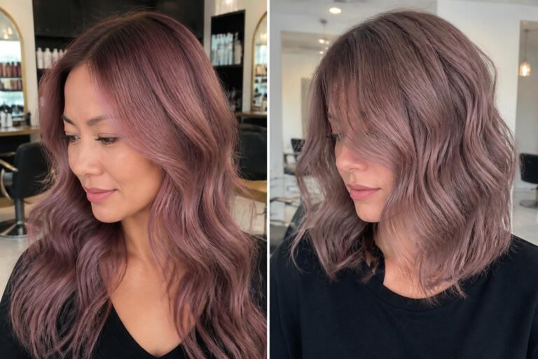 14 stunning dusty mauve hair color ideas for a modern makeover