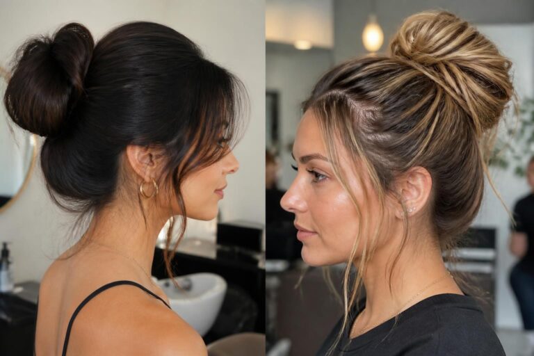 15 easy bun hairstyles for long hair you can do in minutes