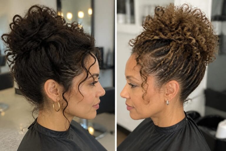 15 easy curly updo hairstyles for busy mornings