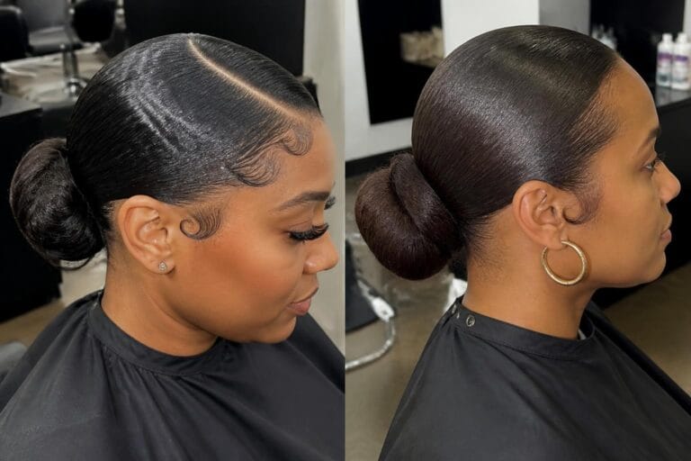 15 sleek bun hairstyles for black women for any occasion