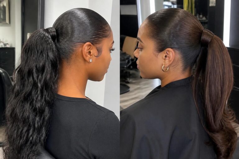 15 sleek ponytail hairstyles for black women that always look polished