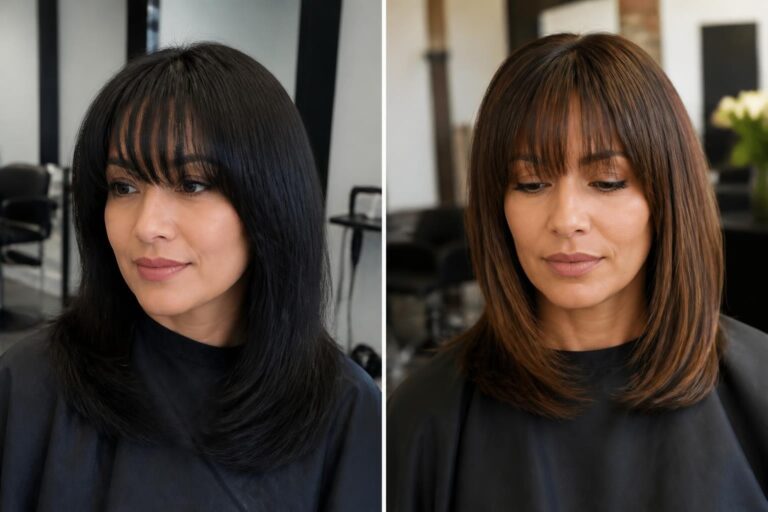 15 straight hairstyles with bangs that instantly elevate your look