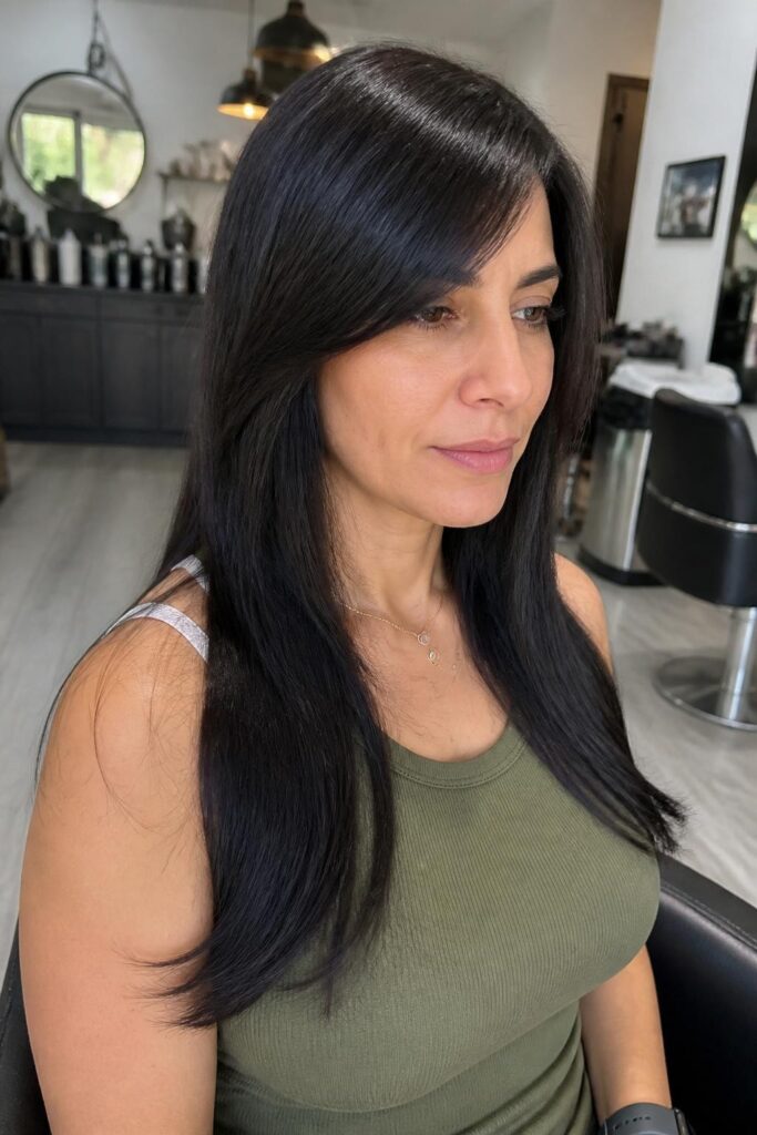 2 side swept bangs with long straight hair 683x1024 1
