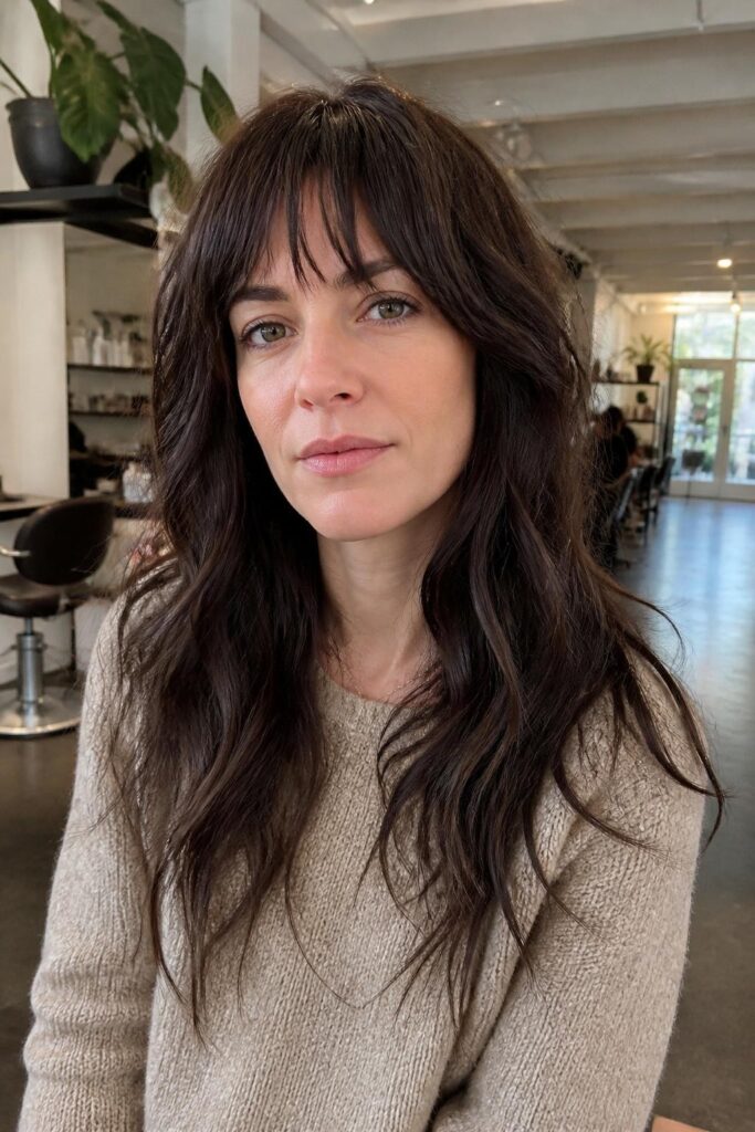 8 long hair with textured bangs 683x1024 1