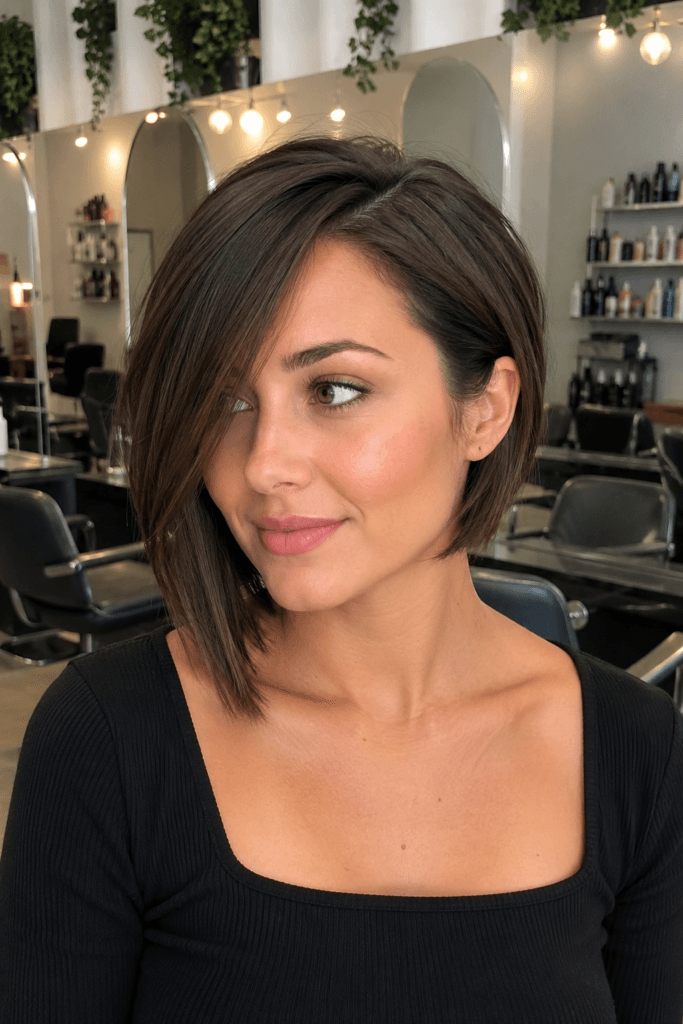 Asymmetrical bob