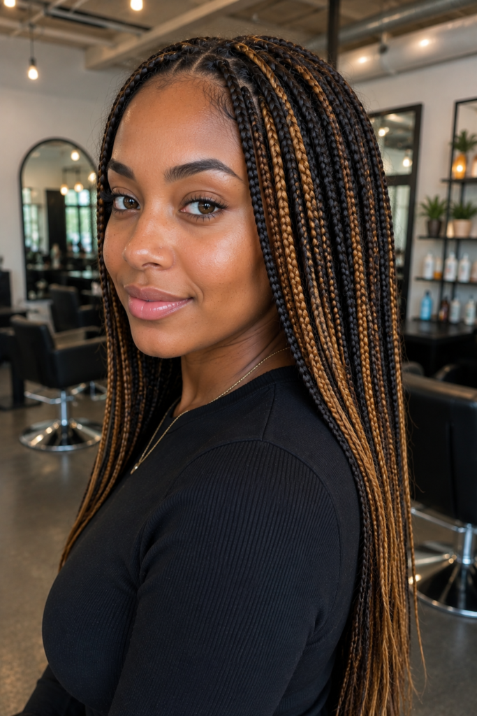Calico on braids