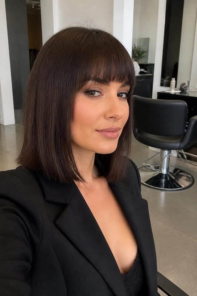 Blunt bangs with straight lob 683x1024 1