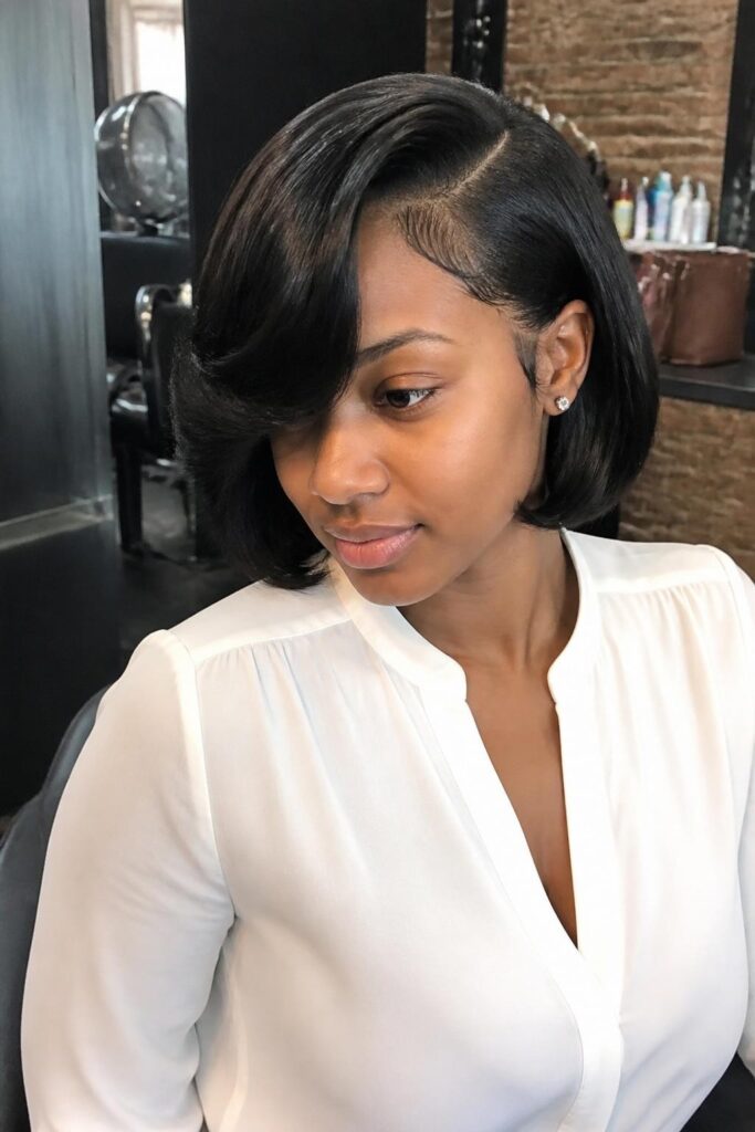 Bob with side swept bangs 683x1024 1